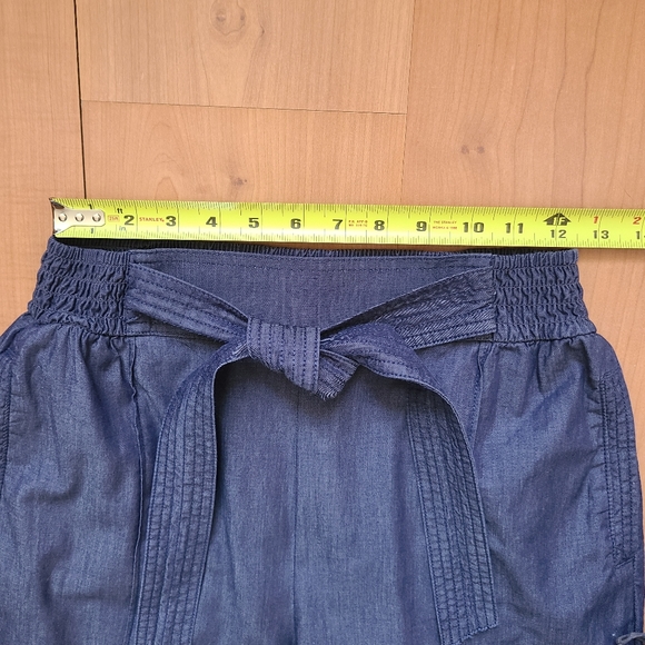 Anthropologie Globetrotter Cotton Chambray Joggers - Picture 9 of 16